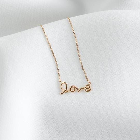 Love Necklace - Rose Gold Color