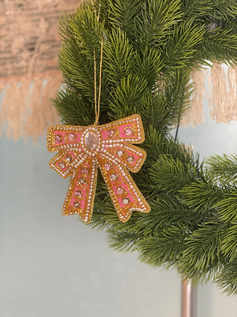 Bow Zardozi Ornament