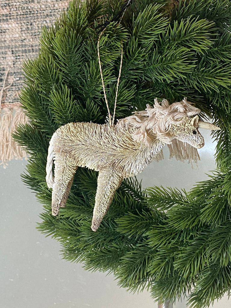 Festive Unicorn Ornament