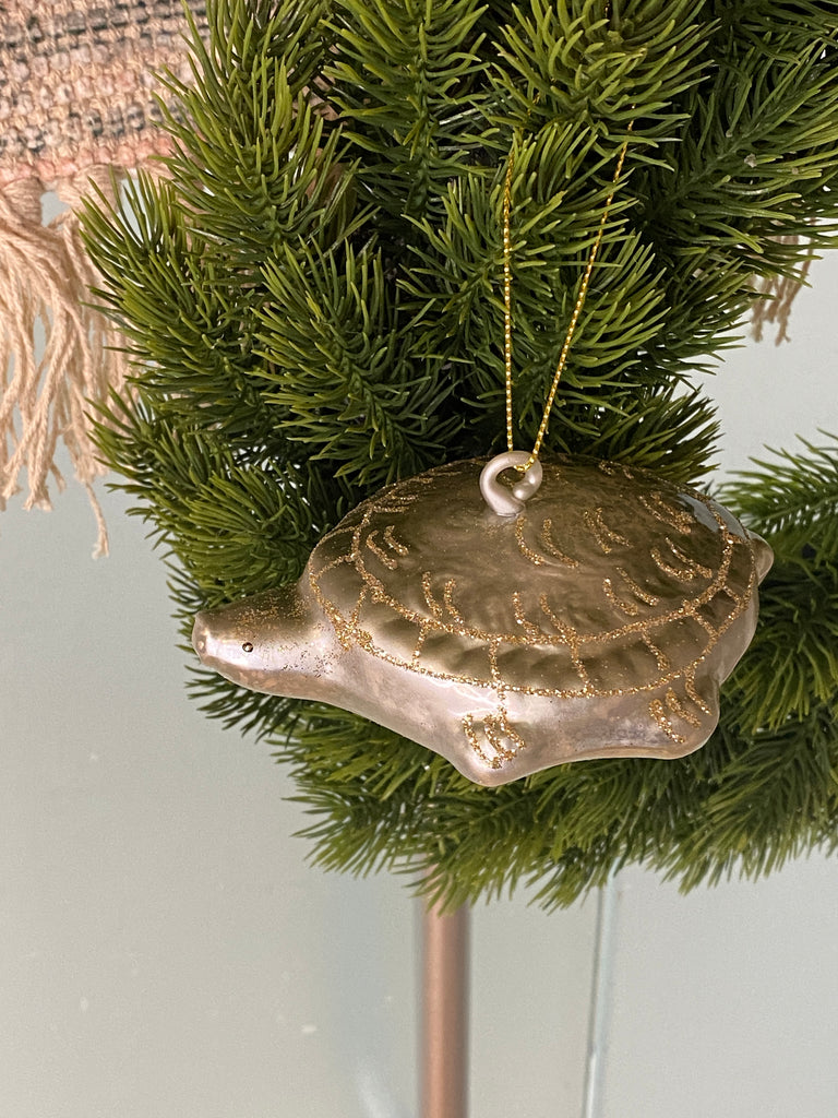 Timid Turtle Ornament