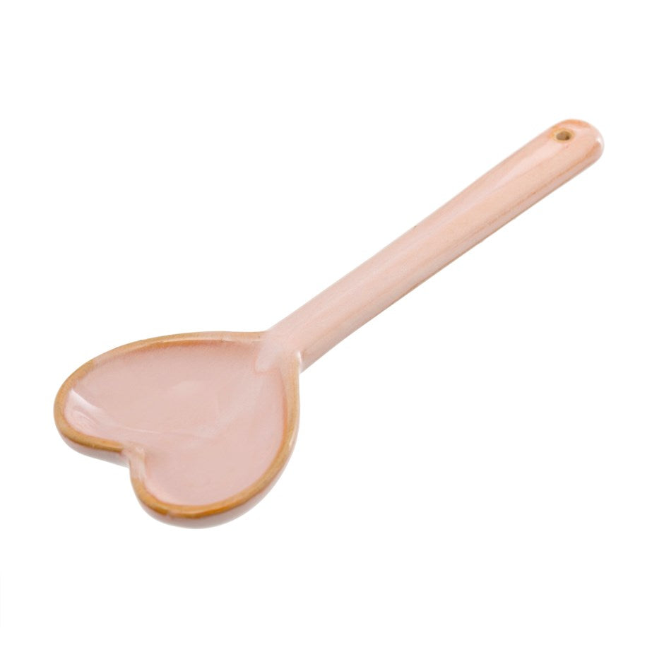 Ceramic Heart Spoon | Blush