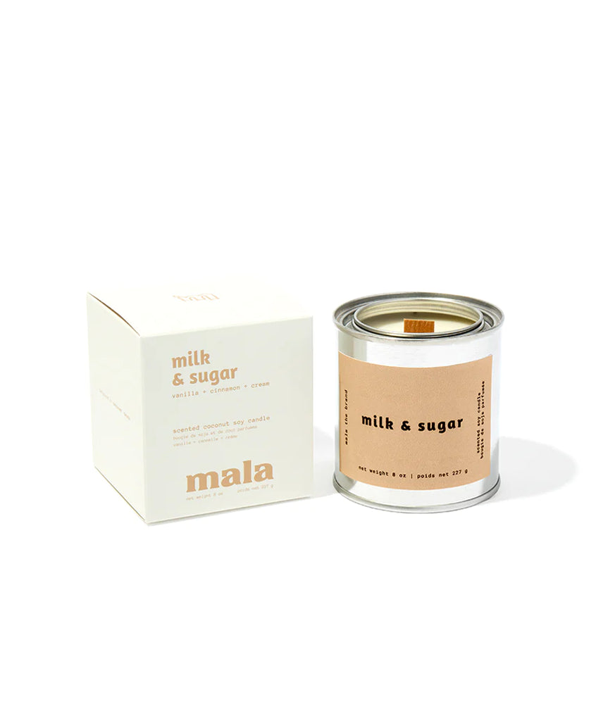 Mala Candle - Milk and Sugar | Vanilla + Cinnamon + Cream