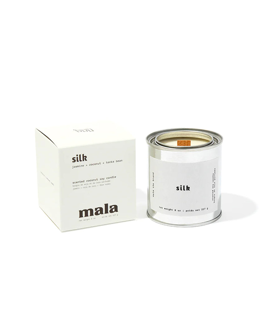 Mala Candle - Silk | Tonka Bean + Coconut + Jasmine