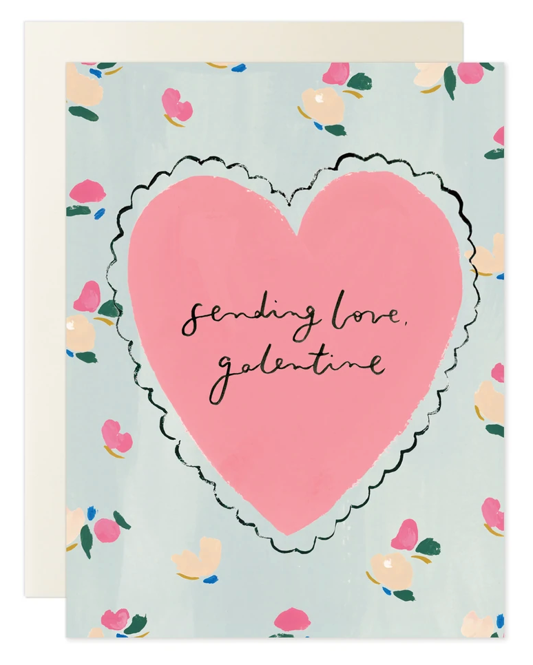 Sending Love Galentine Card