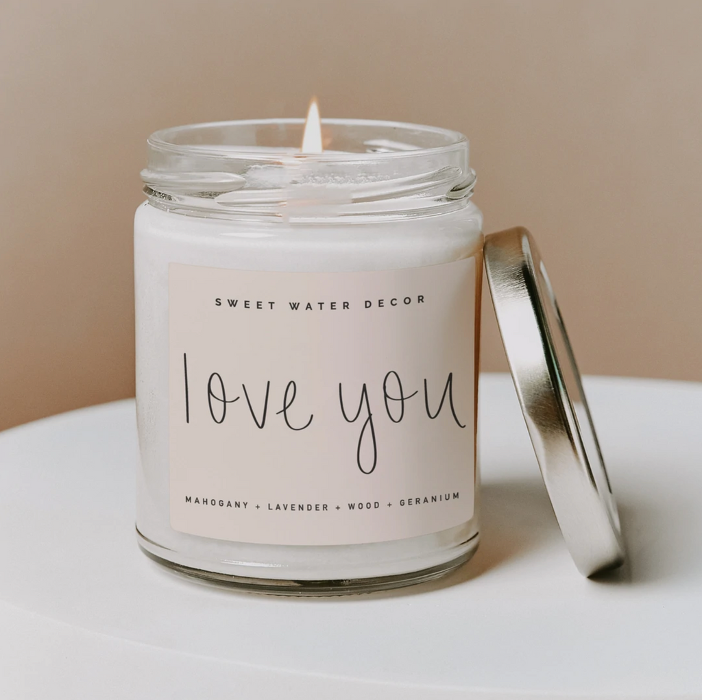 Sweet Water Decor | I LOVE YOU SOY CANDLE