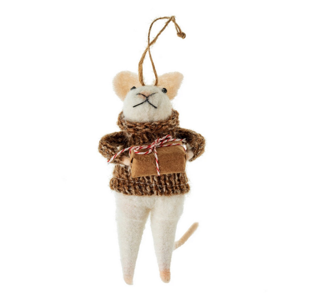 Gifting Gabriel Mouse  Christmas Ornament