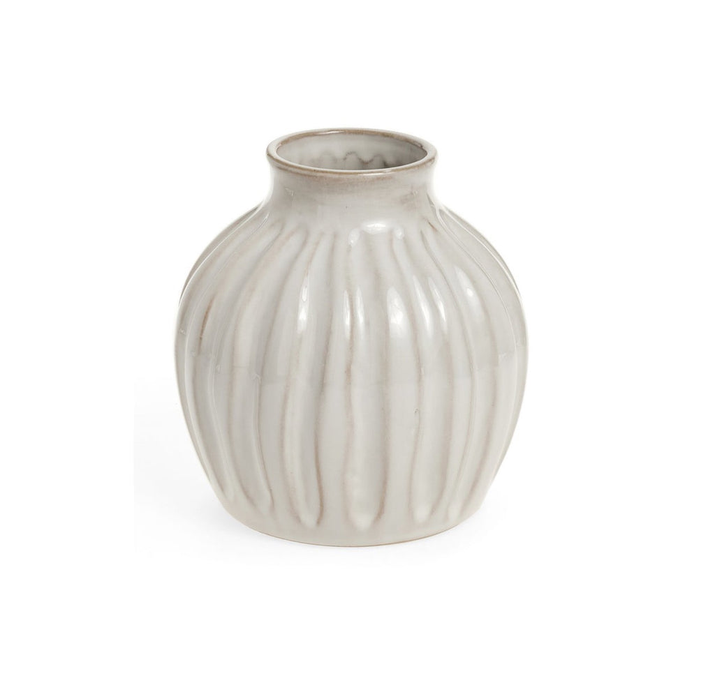 Cera Vase Textured | White