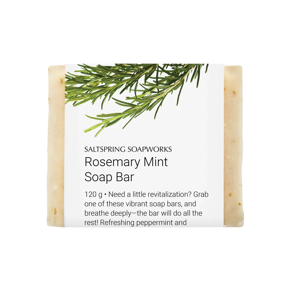 Saltspring Soapworks Rosemary Mint Soap Bar | 120g